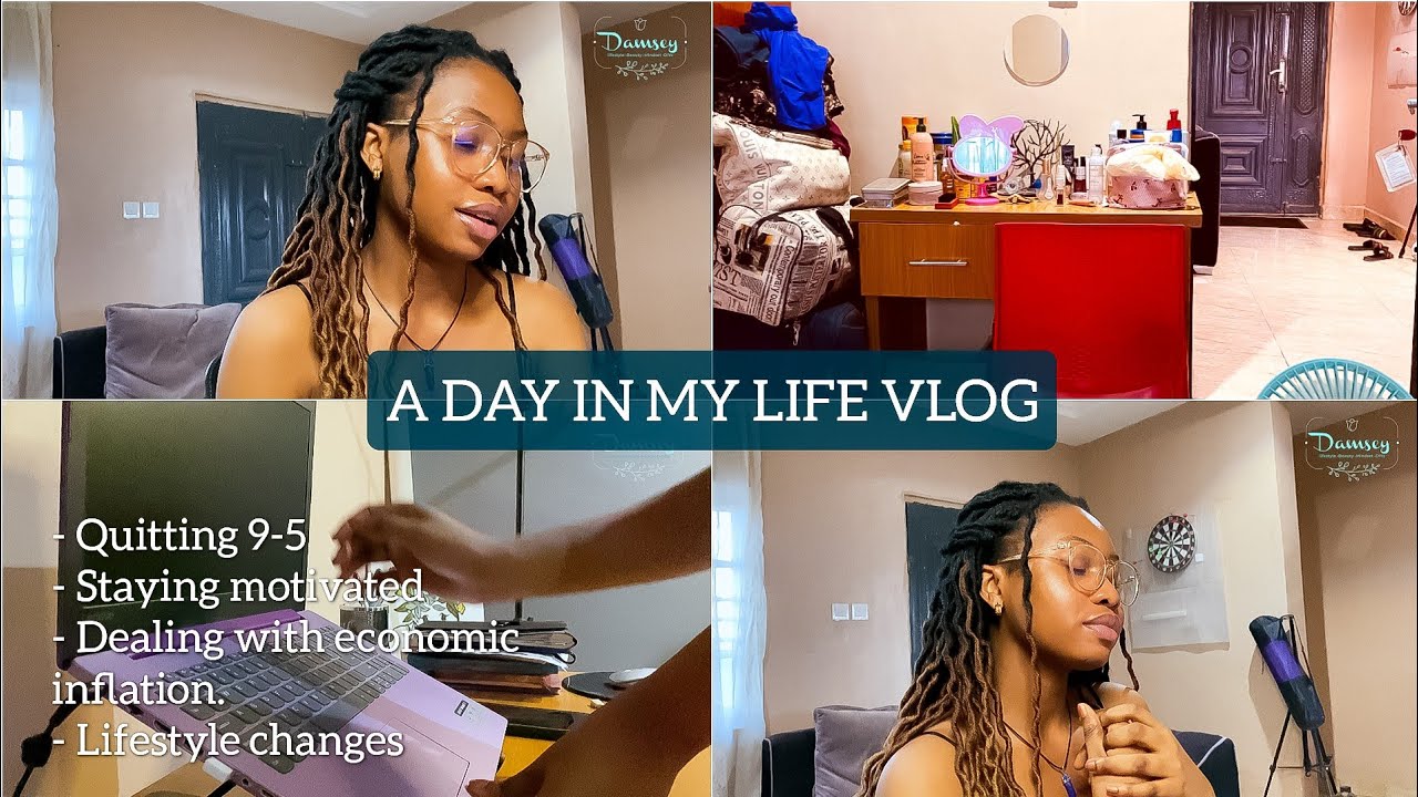 A Day In My Life Vlog | Living Alone in Abuja Diary | Damsey