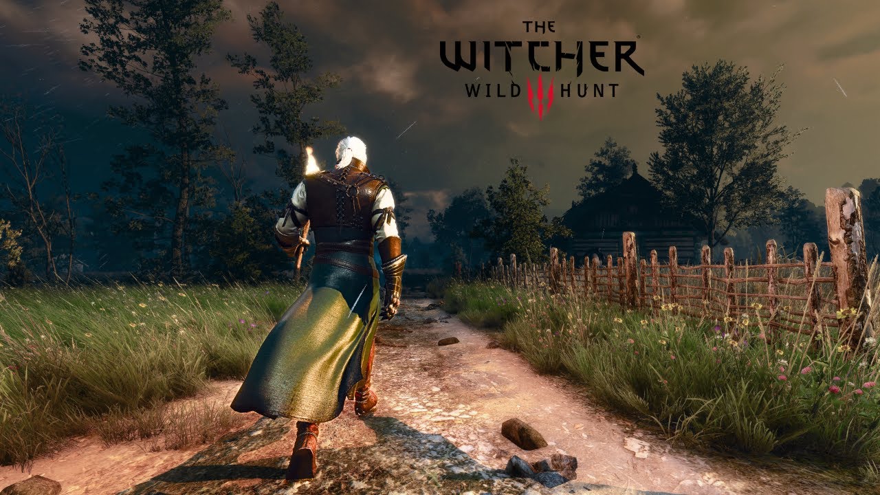 Walking in Thunderstorm in Witcher 3 Next Gen