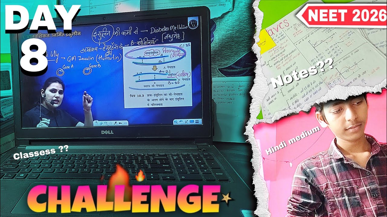 Day 8️⃣ // completing my neet full syllabus 🤕 #nityayt #minivlog #motivation #neet2026 