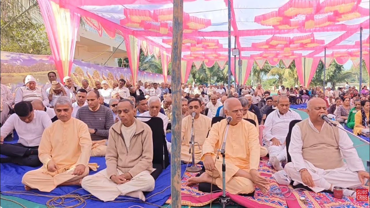 17-01-2026 #1 Dada Bhagwan Aptaputra's & Mahatmao Sathe Kirtan Bhakti @ Saiyam Dham, Singod, Bardoli