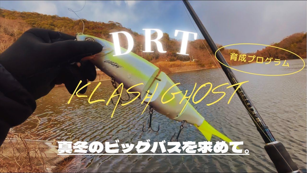 真冬にクラッシュゴースト放り投げてデカバス狙ってきた！【バス釣り】【ビッグベイト】