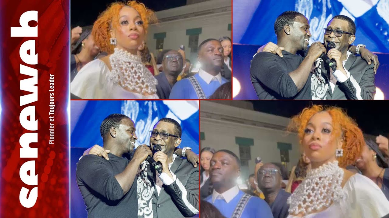 Grand bal 2024: Akon et sa femme très splendide, enflamment le concert de Youssou Ndour...