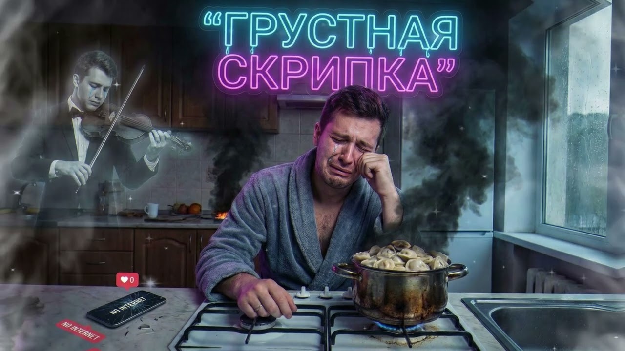 🎻 Грустная Скрипка | Трагикомедия о подгоревших пельменях 🥟😭