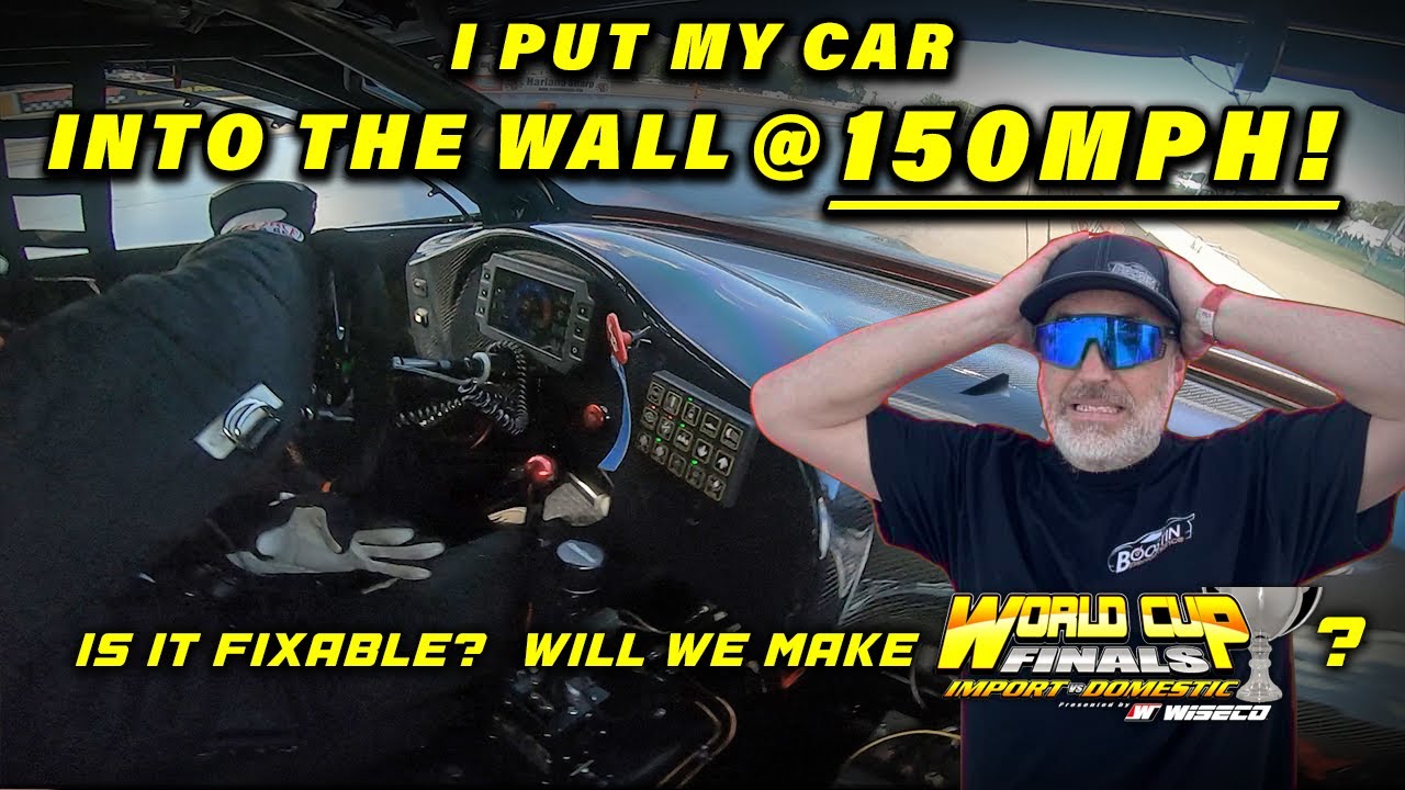 Wrecked Red Demon @ 150MPH! In-Car Footage -  Fixed for World Cup Finals 2025? 6 second Stick Shift