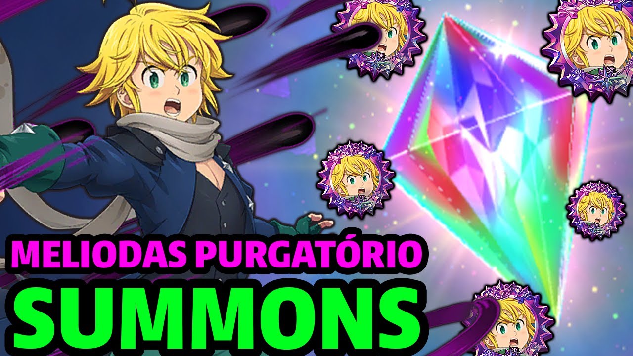 O MELHOR BANNER! SUMMONS NO MELIODAS PURGATÓRIO FESTIVAL! - The Seven Deadly Sins Grand Cross