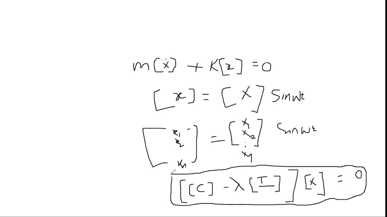 Multi Degree Vibration System || PART 2 ||