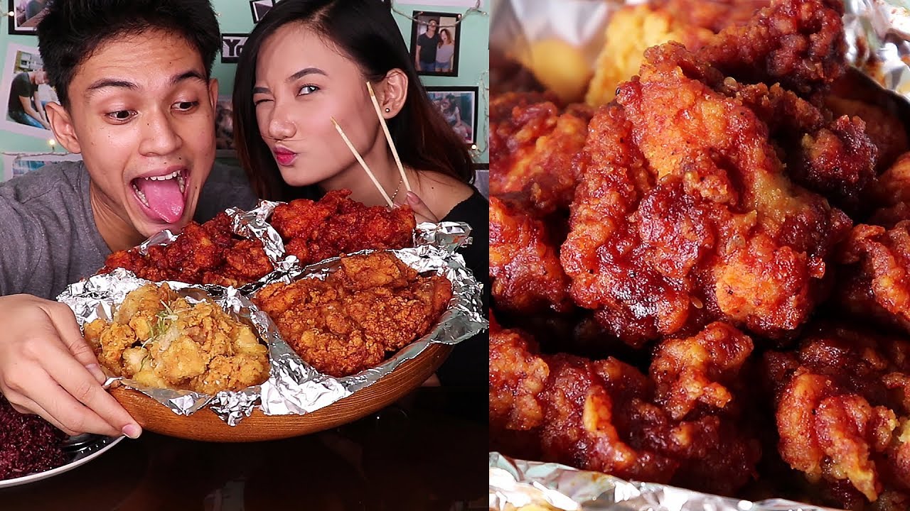 Korean Fried Chicken MUKBANG | 24chickenph