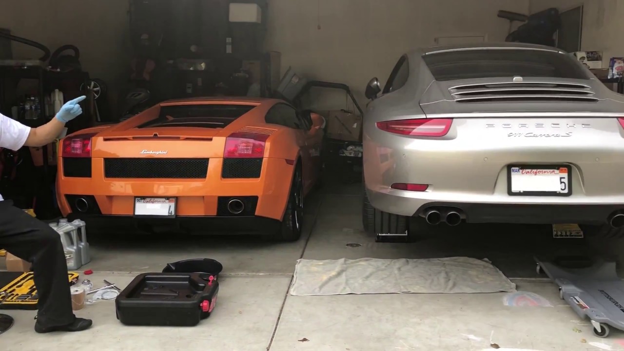 991 Oil Change on 2012 Porsche 911 Carrera S