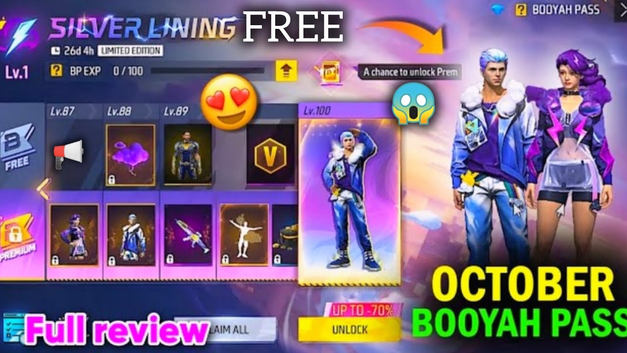 October 2025🔥 Booyah Pass Full Review | Next Month Booyah Pass Free Fire | October Booyah Pass ||
