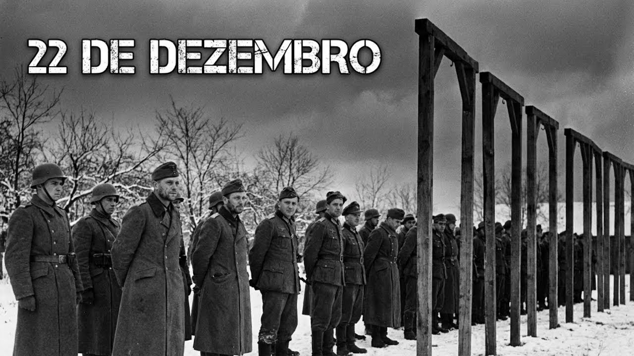 Brutalna Masowa Egzekucja Generałów I Oficerów Nazistowskich — Drastyczne Obrazy