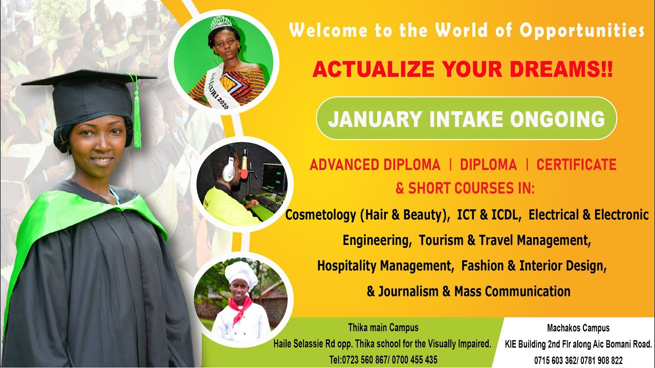 COLLEGE INTAKE ONGOING: UZURI INSTITUTE