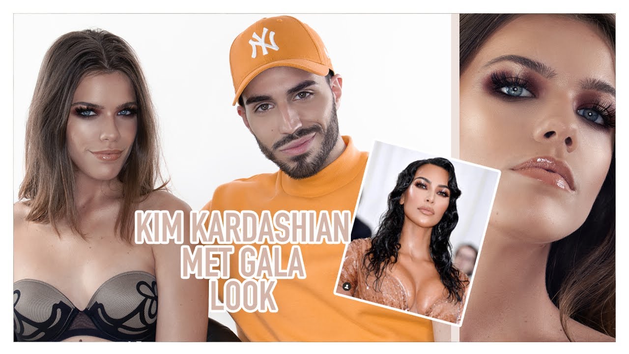 KIM KARDASHIAN  WET MET GALA MAKEUP | Jordan MKP