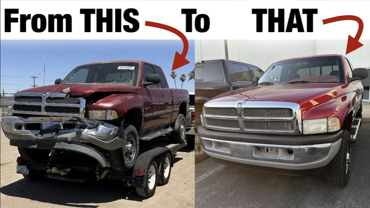 First Drive! Fixing A Wrecked 114,000 mile 1999 RAM 2500 Cummins Diesel!
