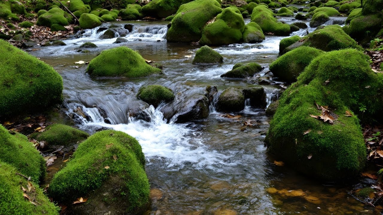 Ambient River in the Woods | ASMR Nature for Focus & Calm