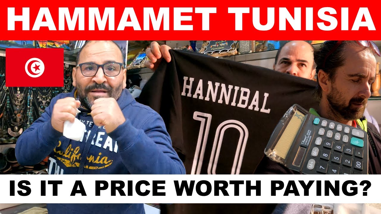 Markets in HAMMAMET, Tunisia - Worth it or not? الحمامات التونسية