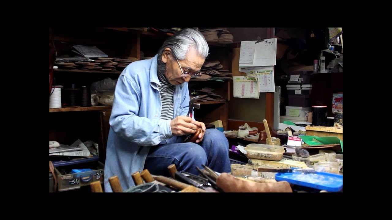 靴職人 関信義の底付け工程 つりこみ編