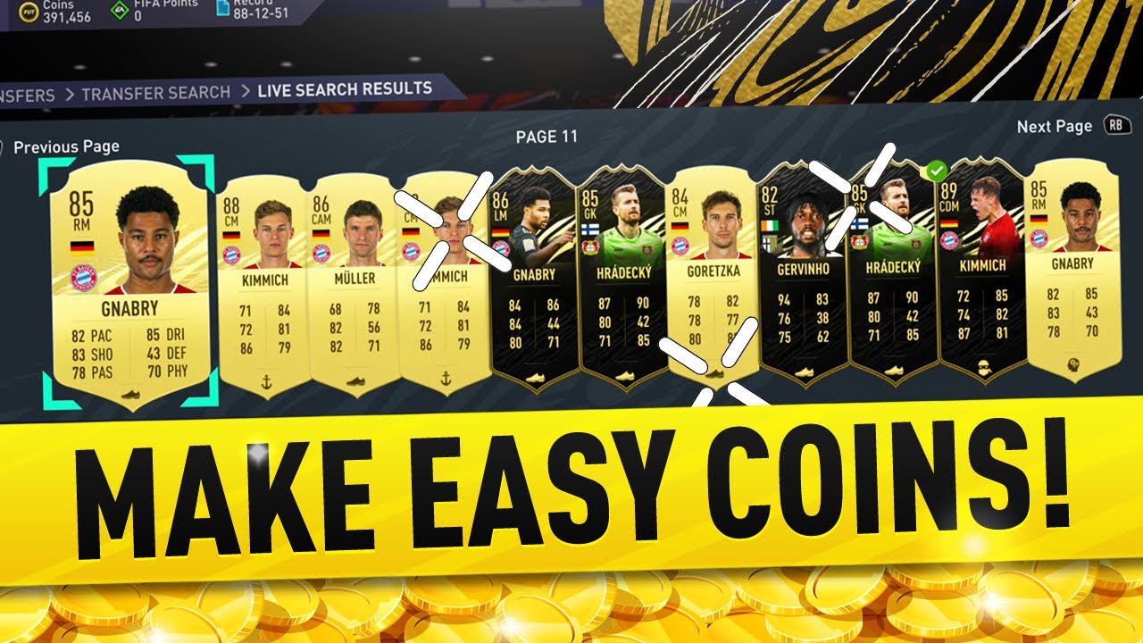 THE BEST SNIPING FILTER ON FIFA 21! EASY PROFIT! FIFA 21 TRADING TIPS