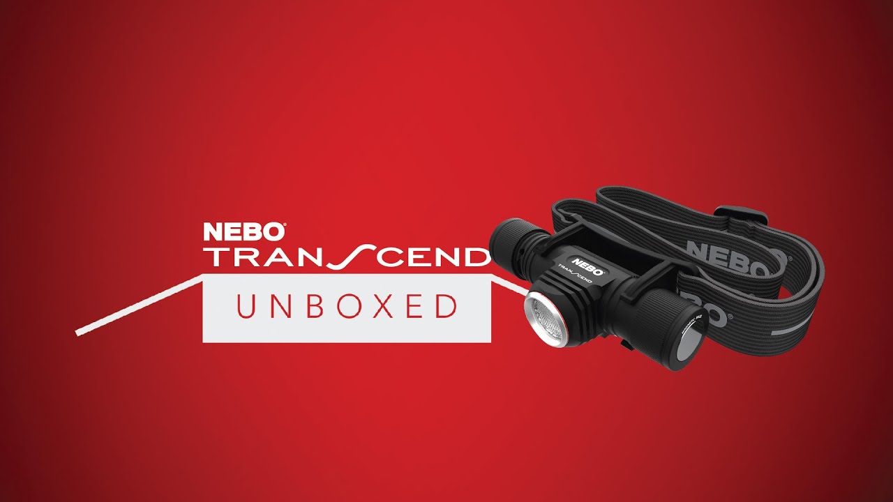 NEBO Unboxed: TRANSCEND - 1,000 Lumen Rechargeable Headlamp