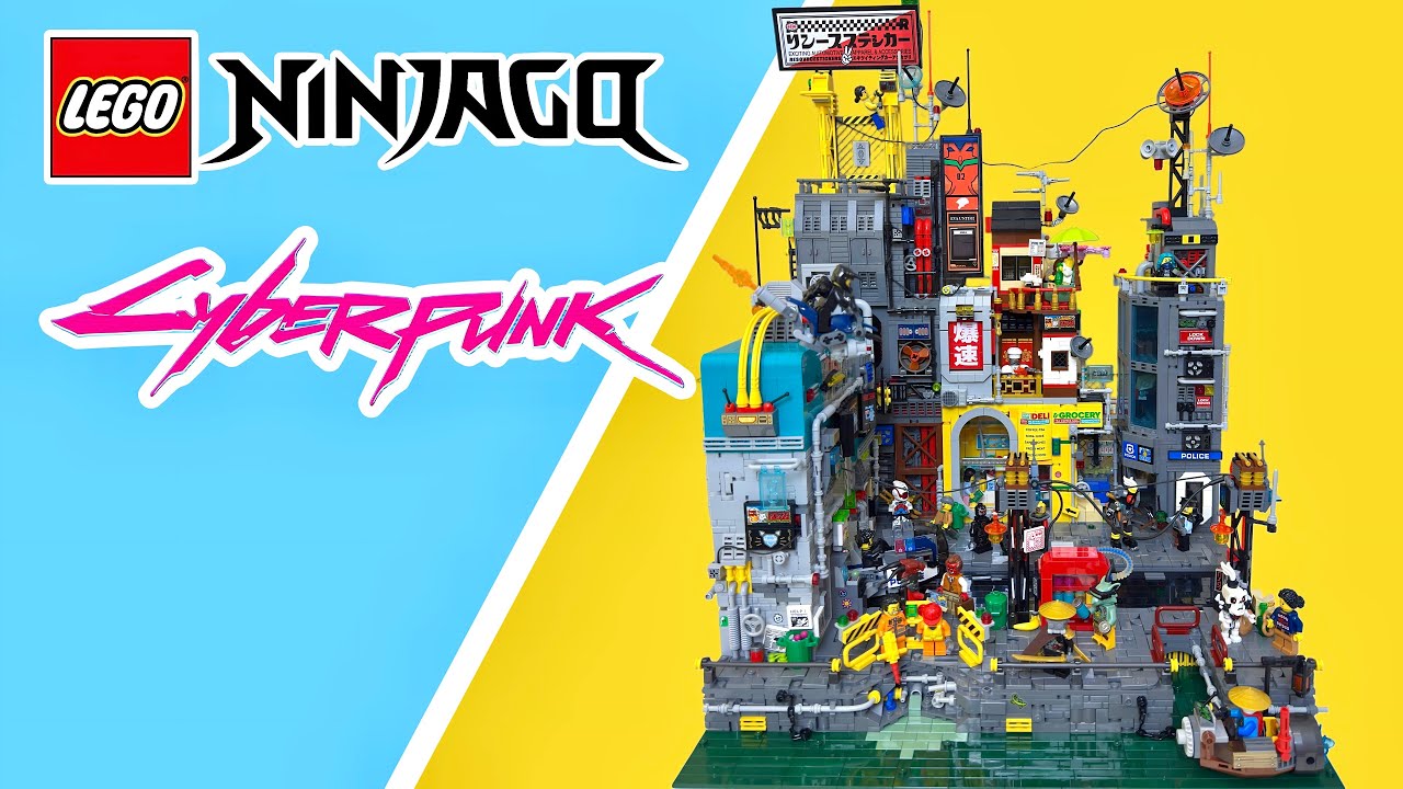 MOC Thành Phố Lego Ninjago Theo Phong Cách Cyberpunk