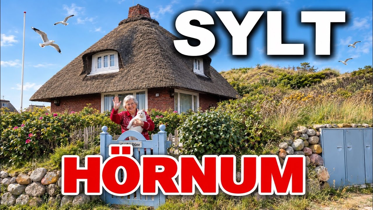 Hörnum Sylt ❤️ Reetdachhäuser & Dünenidylle im November 2024 in der Kersig-Siedlung/ Auenland 🏠🌊