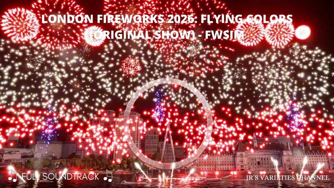 Лондонский фейерверк 2026: Flying Colors (оригинальное шоу FWsim) - Полный саундтрек