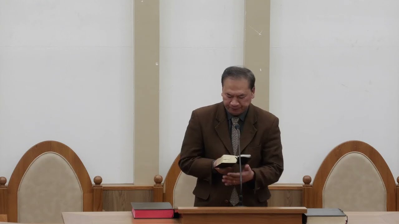 Sermon : Pu Challianthanga, Synod Revival Speaker, Thuthlungthar Rawngbawltu Team, 25.01.2026