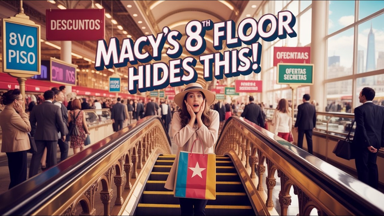 ¿Qué esconden en el piso 8 de Macy’s NYC? El secreto revelado 🗽✨