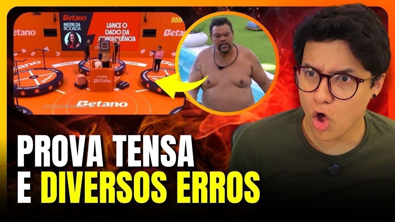 🔥EXPLOSÃO na prova assusta brothers e gera pânico ao vivo