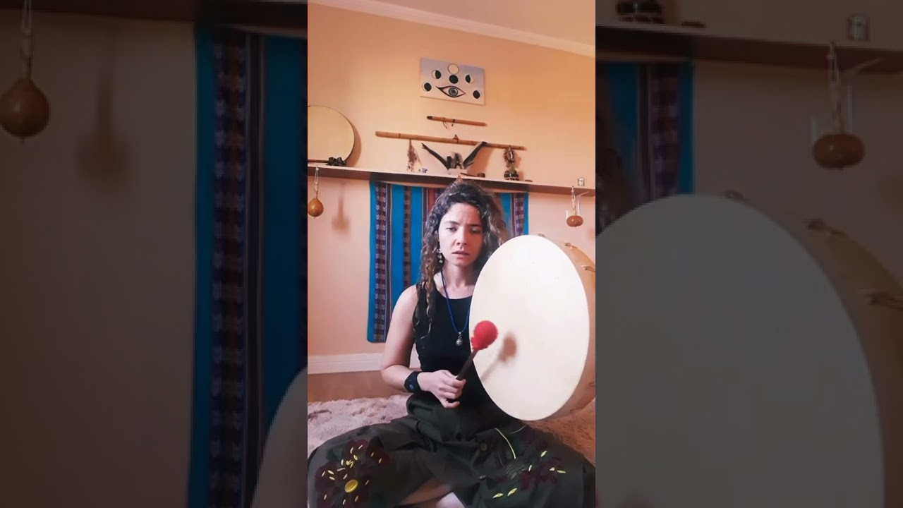 Voz e tambor xamânico