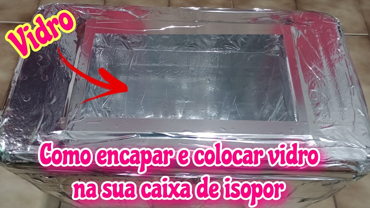 ✅ Aprenda encapar sua caixa com fita laminada e colocar vidro na tampa/Muito fácil/Prático/higiênico