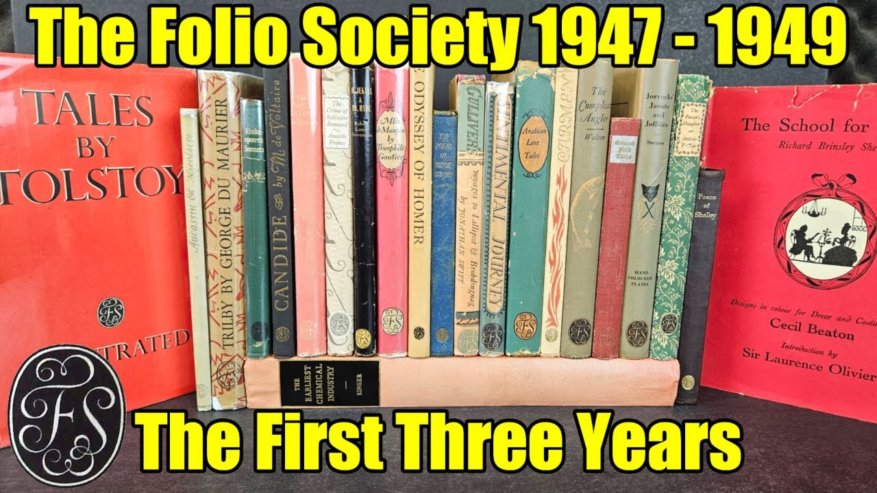 The Folio Society - The First Three Years - 1947 to 1949 - Simply Beautiful Books