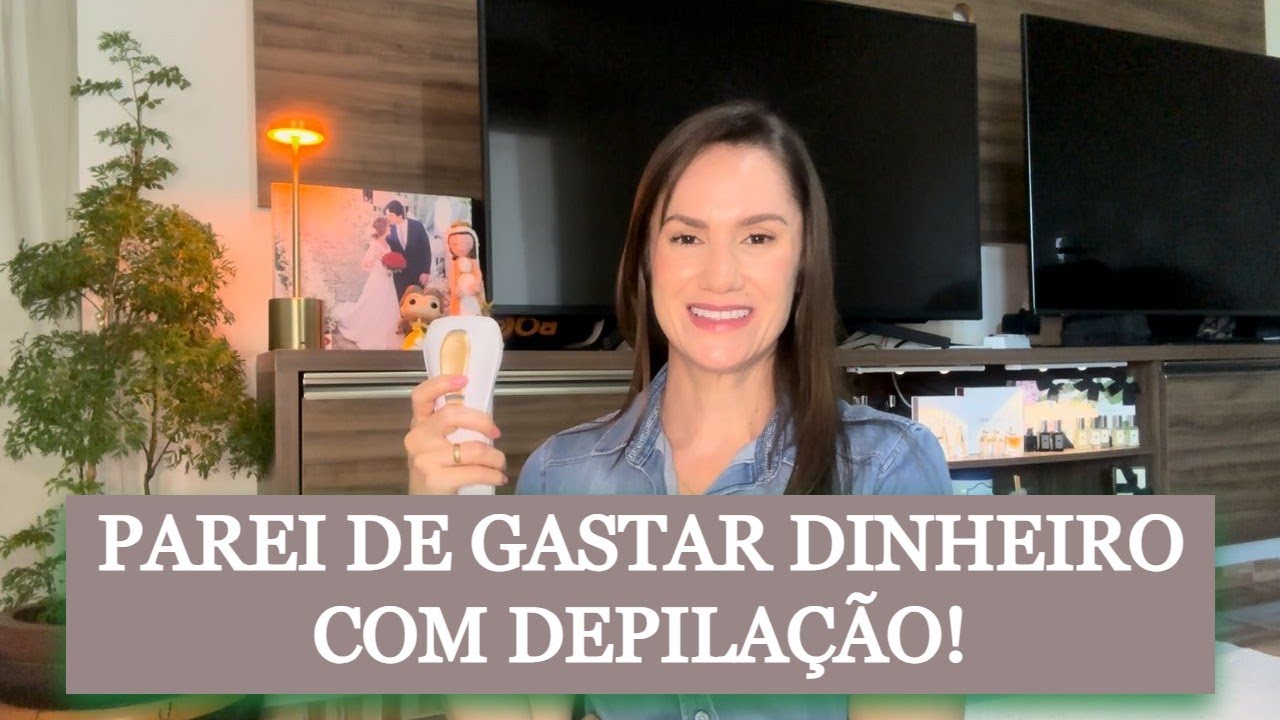 DEPILAÇÃO DEFINITIVA EM CASA - Depilador Luz Pulsada MULTILASER D´PILLE