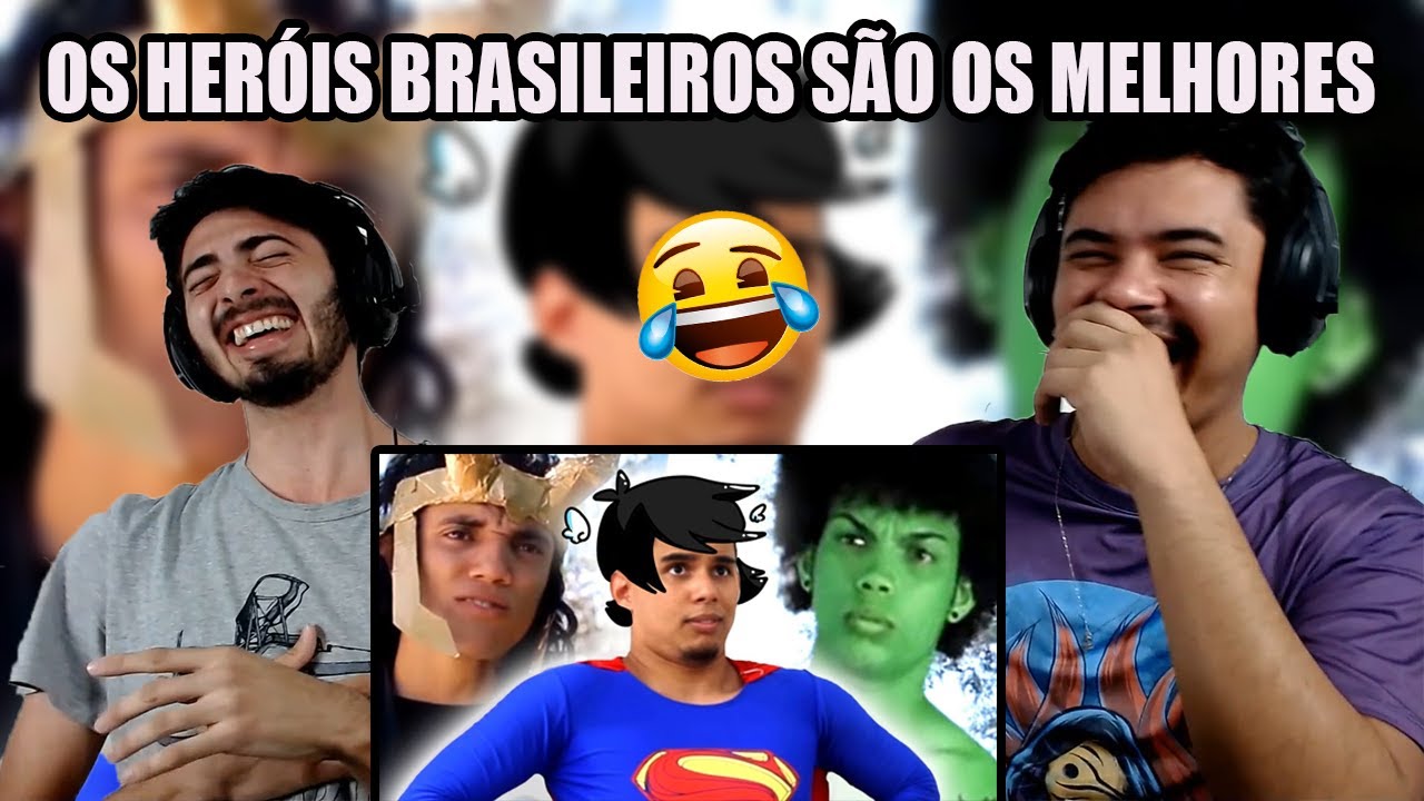 REACT OS SUPER HERÓIS BRASILEIROS SÃO OS MELHORES (SAIKO JOGA)