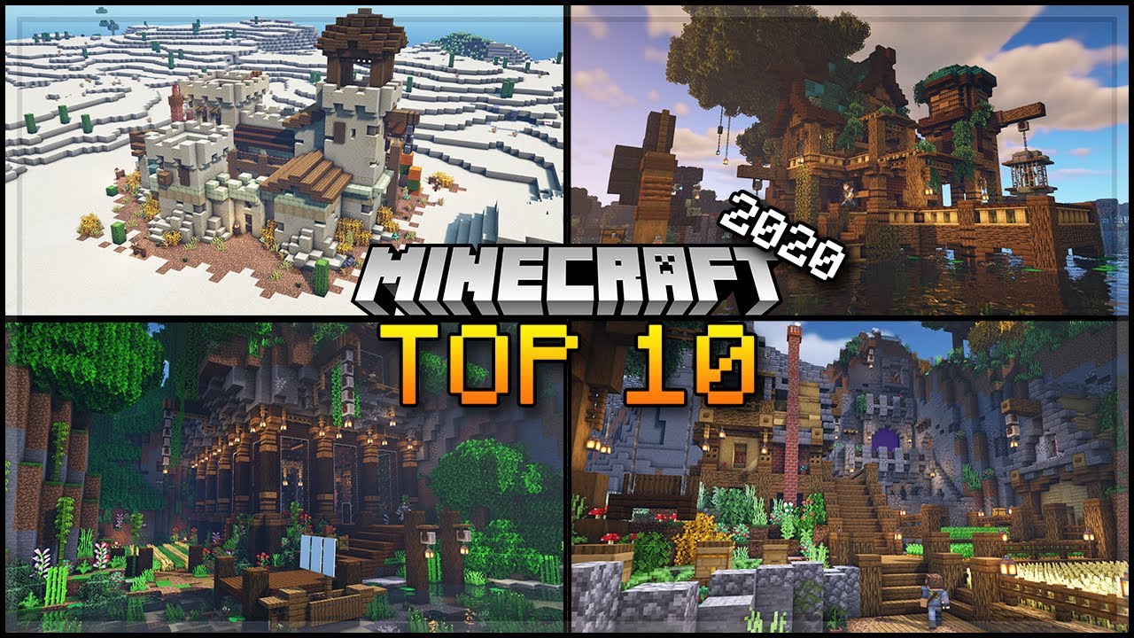 TOP 10 Minecraft Builds of 2020 by Mythical Sausage