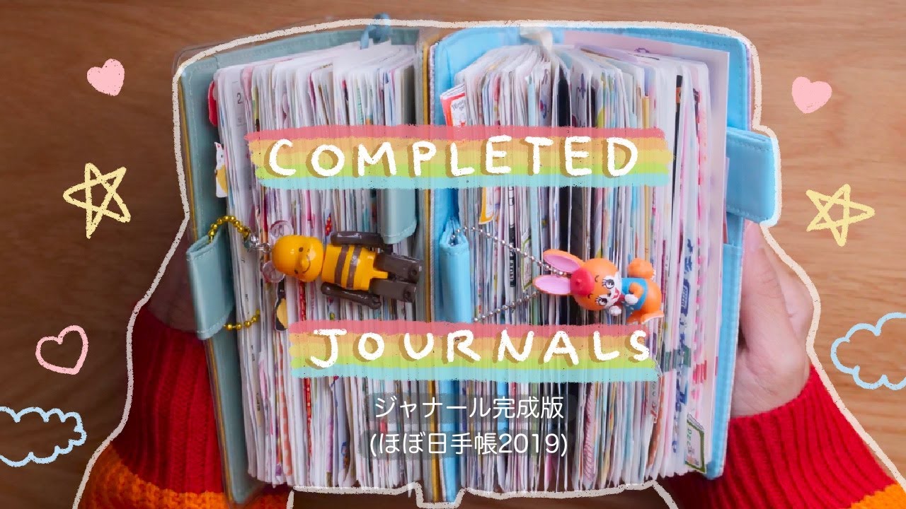 Completed Journals Flip-Through (Hobonichi Techo 2019) 💕 | Kawaii Journaling | Rainbowholic