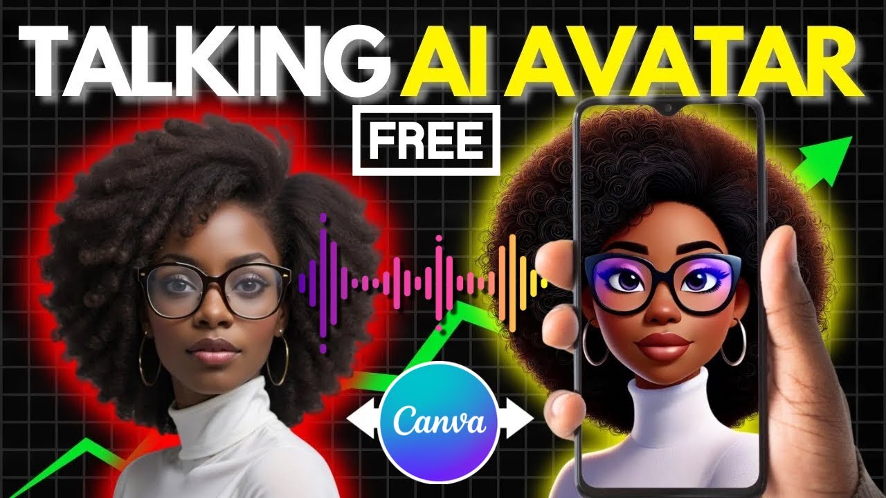 Create a TALKING AI AVATAR on Your Phone For FREE with Canva  | Step-by-Step Guide