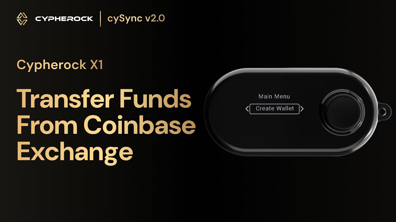 How to Transfer Crypto From Coinbase Exchange to Cypherock X1 Hardware Wallet