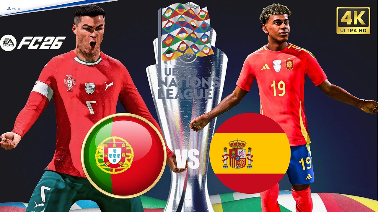 EA FC 26 -  Portugal vs Spain |UEFA NATIONS LEAGUE| [PS5™ 4K 60FPS]