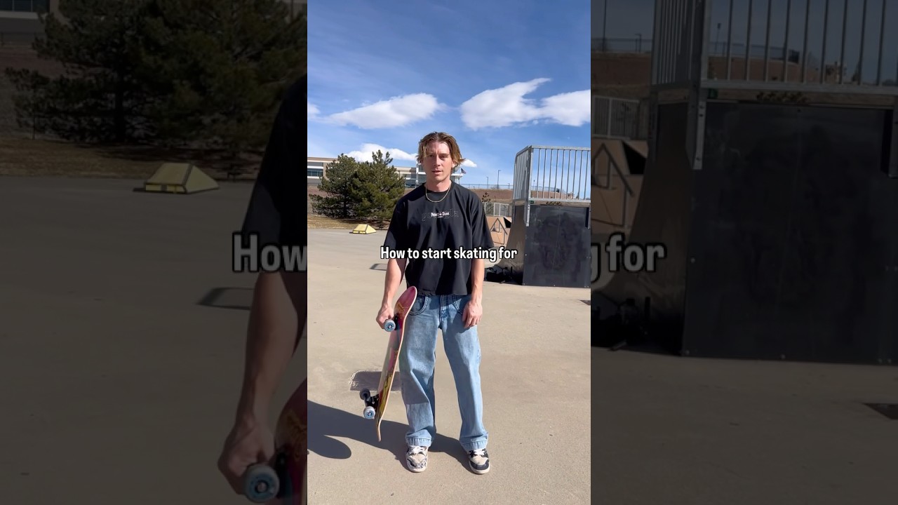 How to start skateboarding for beginners. #skate #sk8 #skateboarding