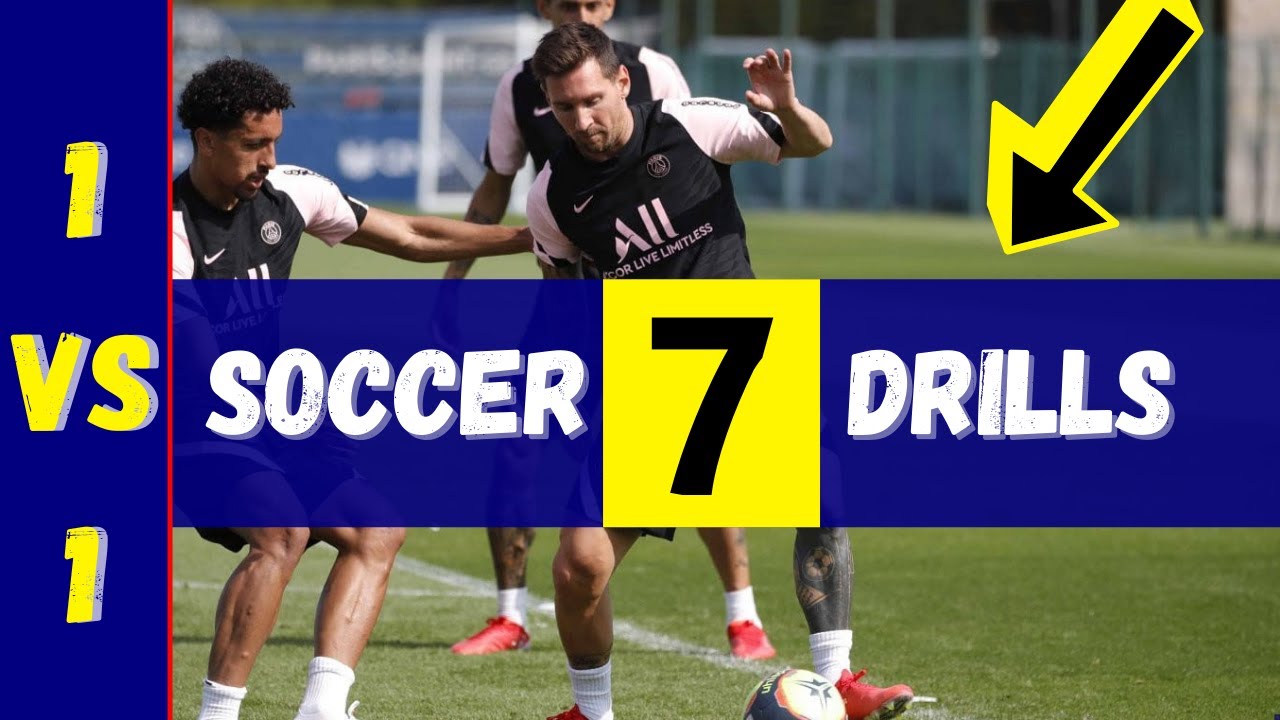 🎯7 Soccer Drills 1VS1 / Best 1v1 Drills(2021)
