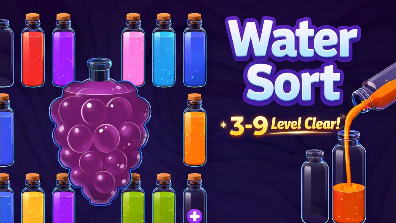 Level 3-9 | Water sort puzzle Game 🎮 #gaming