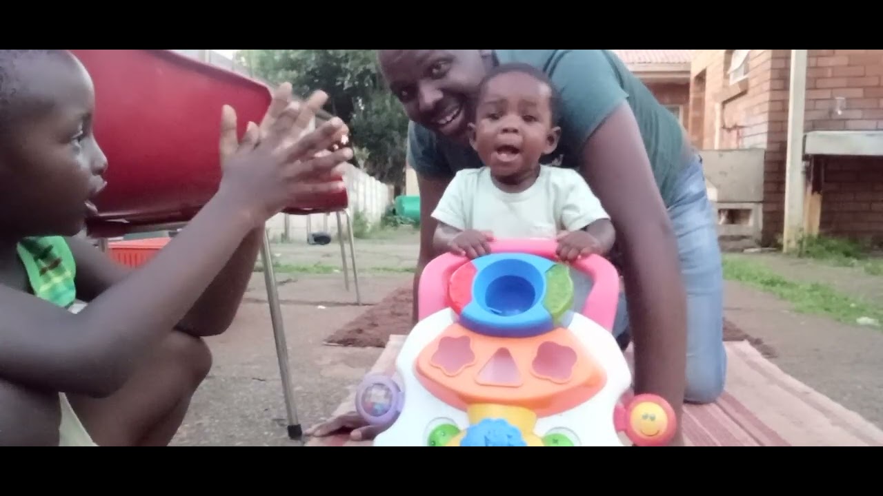 Teaching my daughter to walk