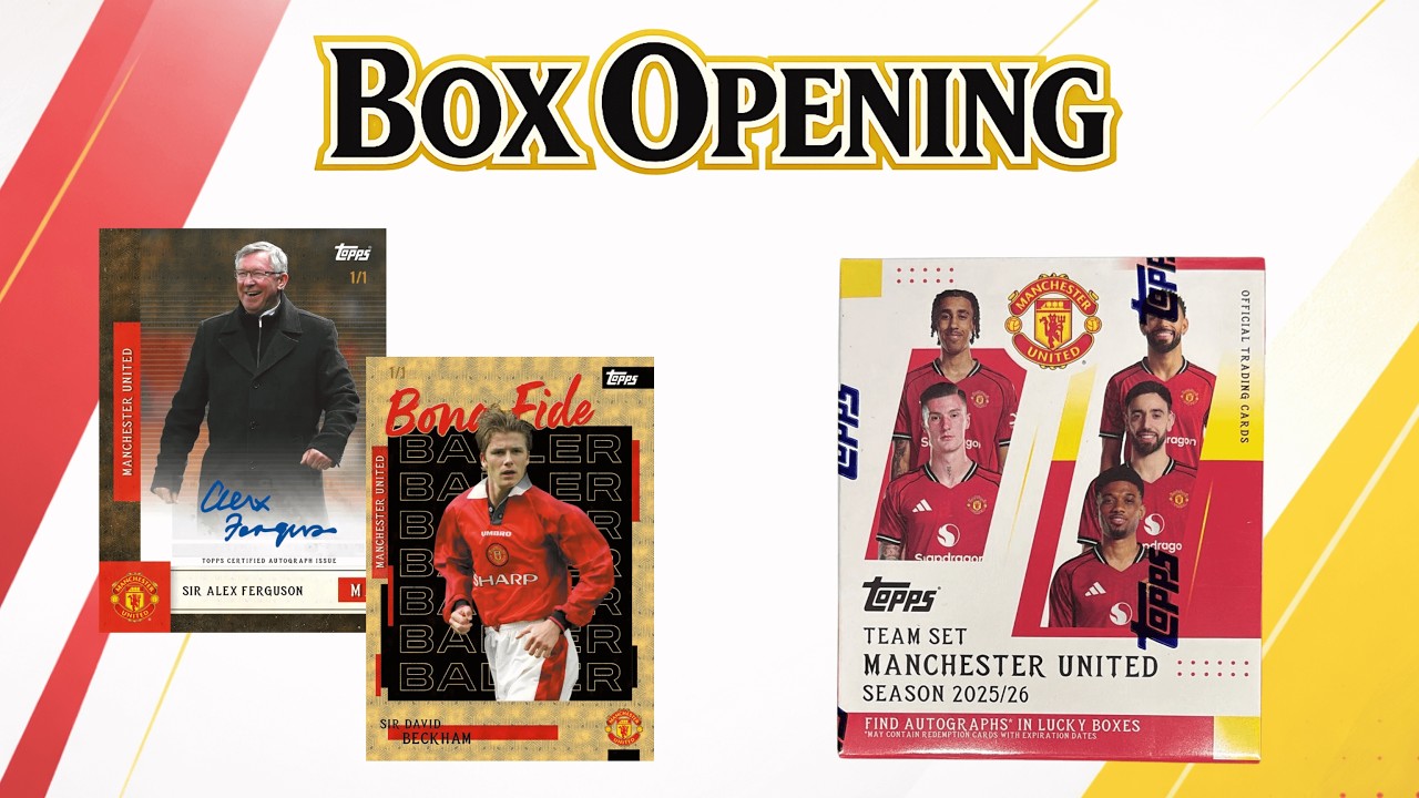 Brand New Man United 2025/26 Team Set&hellip; We Hit 4 AUTOS & A CASE HIT! 😱