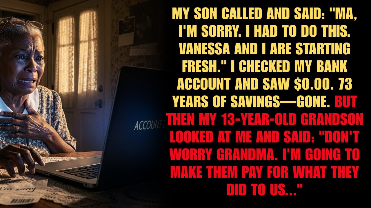 My Son Emptied Our Life Savings for His Scammer Girlfriend—My 13-Year-Old Grandson Made Them Pay...