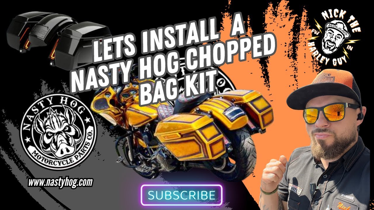Installing my #nastyhog chopped rear end on my 2023 Harley Davidson Roadglide