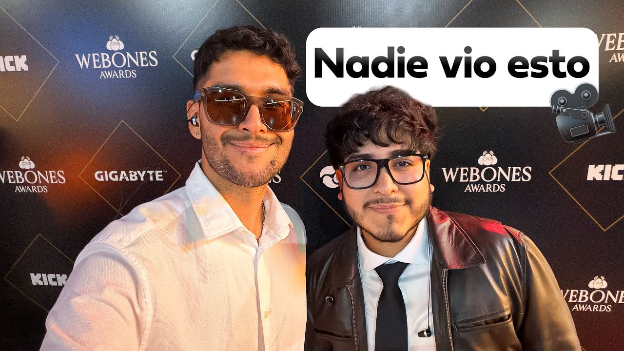 DETRÁS de CÁMARAS de WEBONES AWARDS