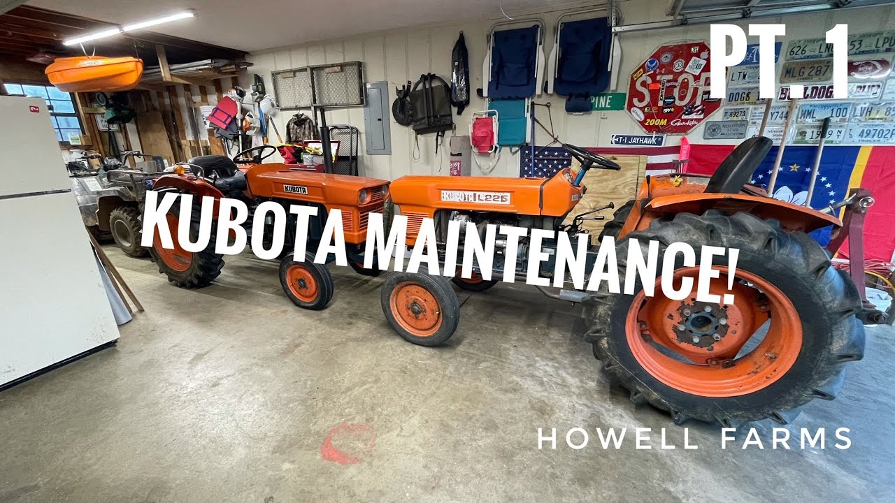 Kubota L2201 maintenance Pt. 1