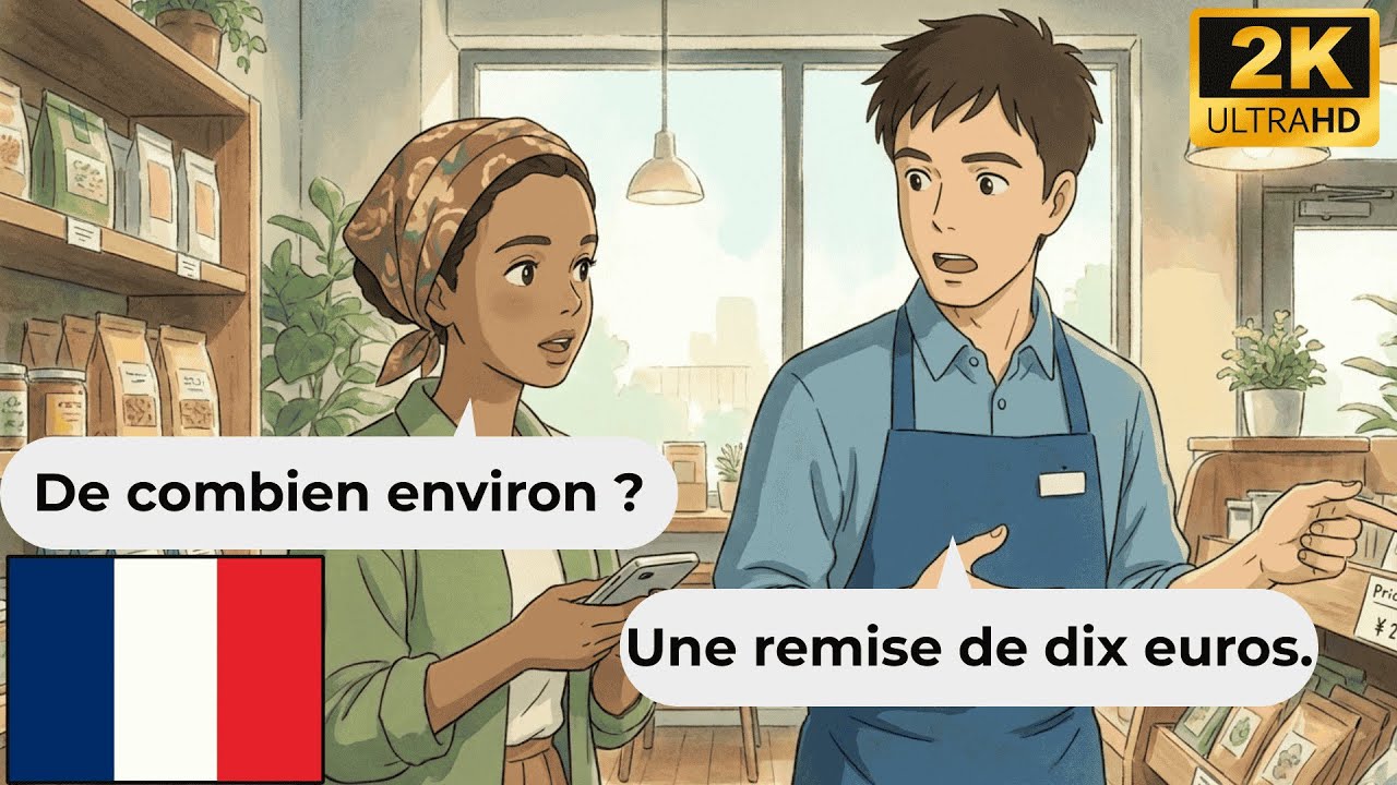 18 Minutes Comparing Prices When Shopping | Learn French Easy Through Vocabulary A1 A2