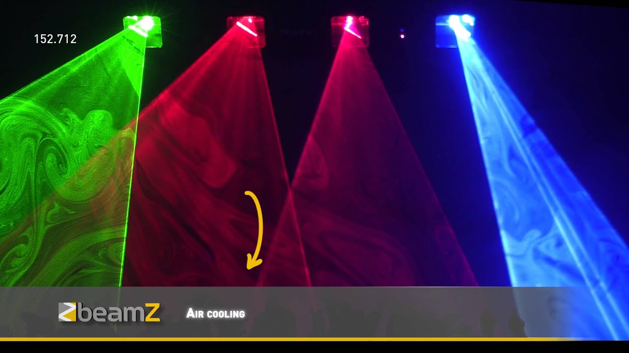 BeamZ Narvi Laser 4-Way R/G/P/B DMX 152.712