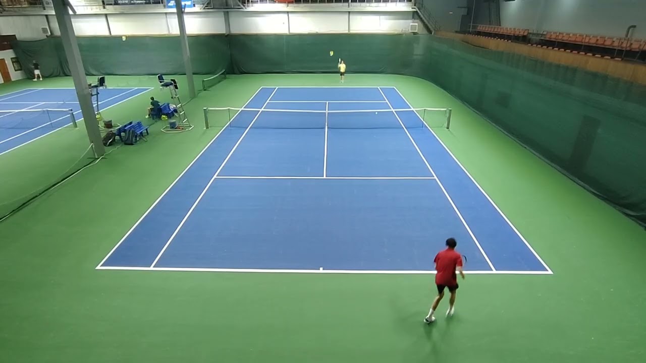 18.02.2026 Чемпионат Красноярского края по теннису среду взрослых. Ковалёв И. - Иванов Я. 2-я часть